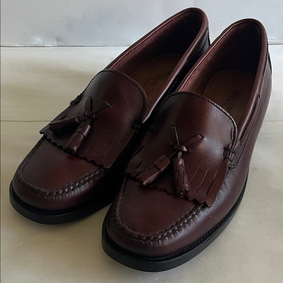 Bass Weejuns Marietta II Brown Leather Loafers Size 8.5 - Picture 1 of 11